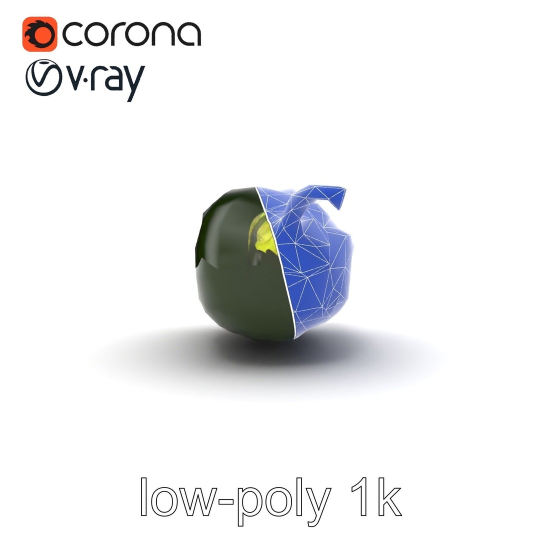 Chile Relleno 3D Model – Low Poly Culinary Asset, FBX, PBR Textures - View 24