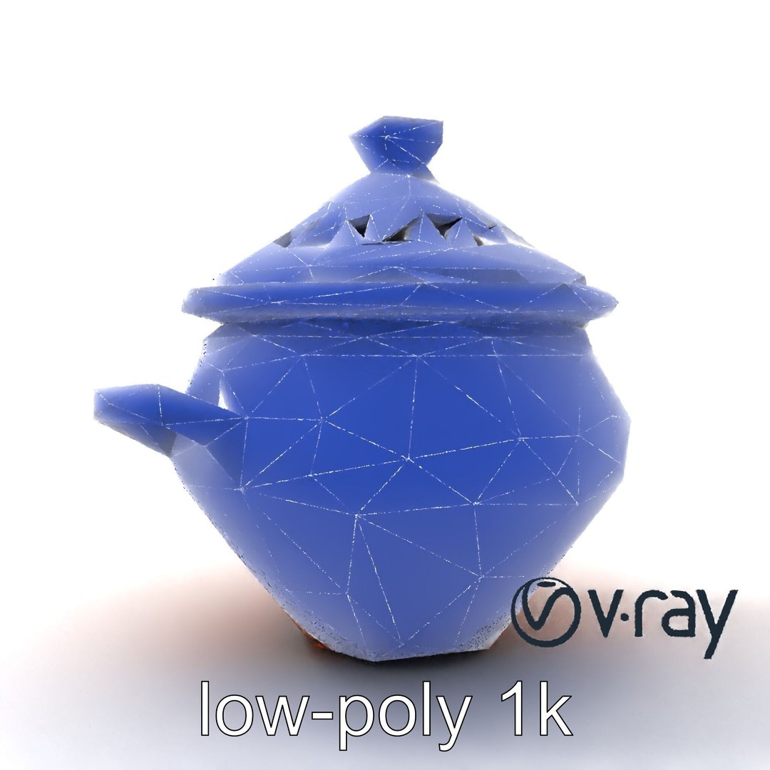 North African Tagine Pot 3D Model – Low Poly Artisanal Design, FBX - View 32
