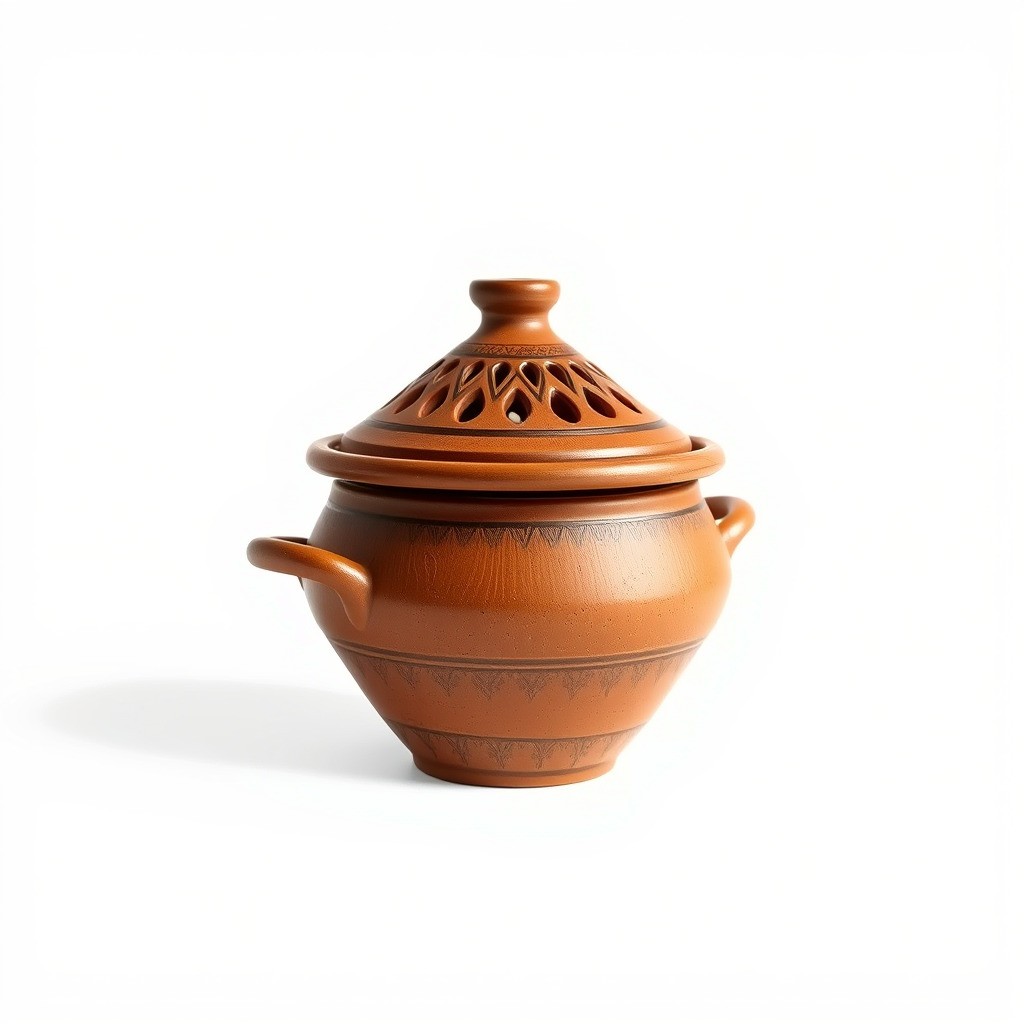 North African Tagine Pot 3D Model – Low Poly Artisanal Design, FBX - View 5
