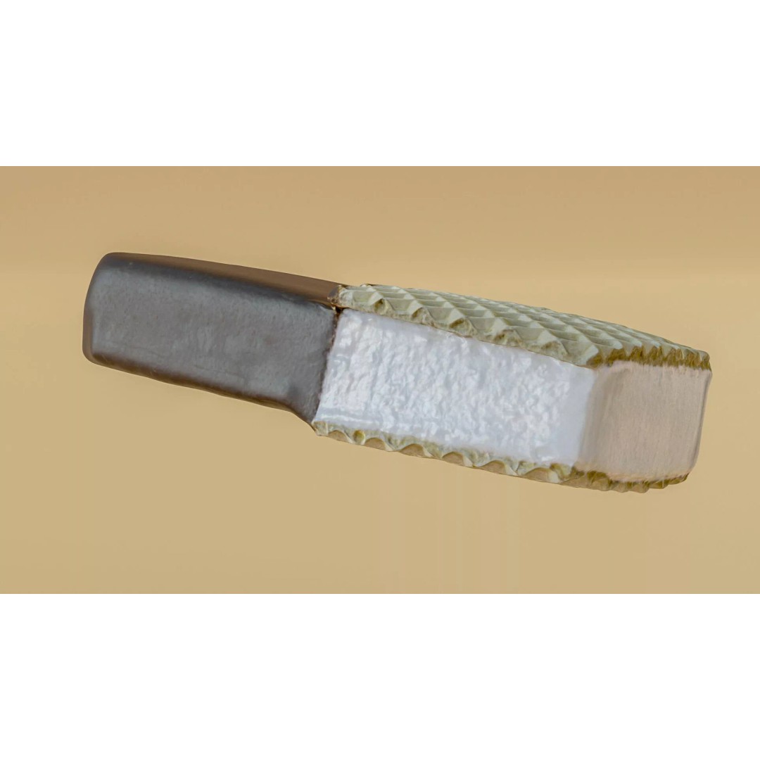 Chocolate Dipped Ice Cream Wafer Sandwich 3D Model – Low Poly PBR Asset, FBX