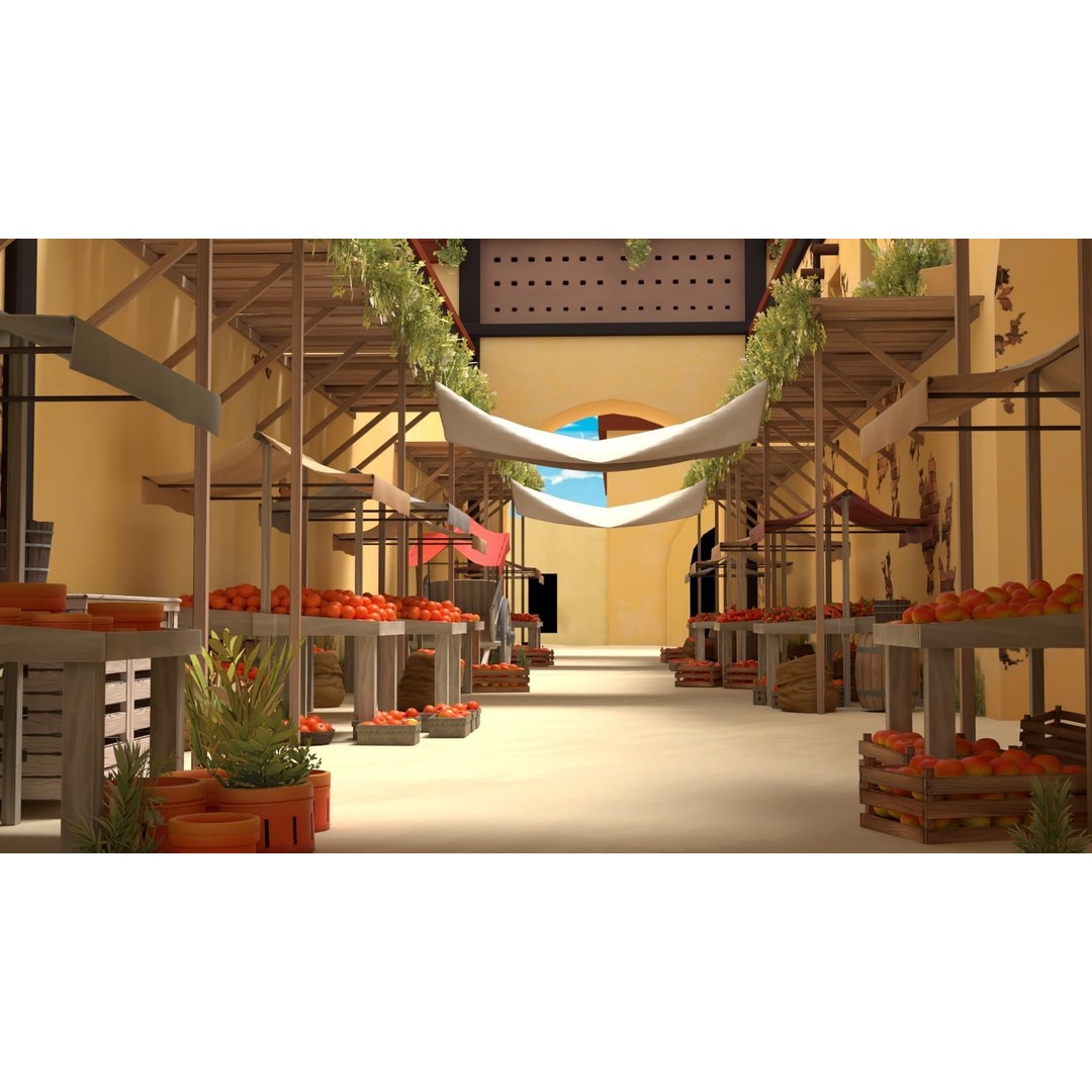 East Sand 3D Model – Low Poly Marketplace Asset, FBX, Blender - View 9