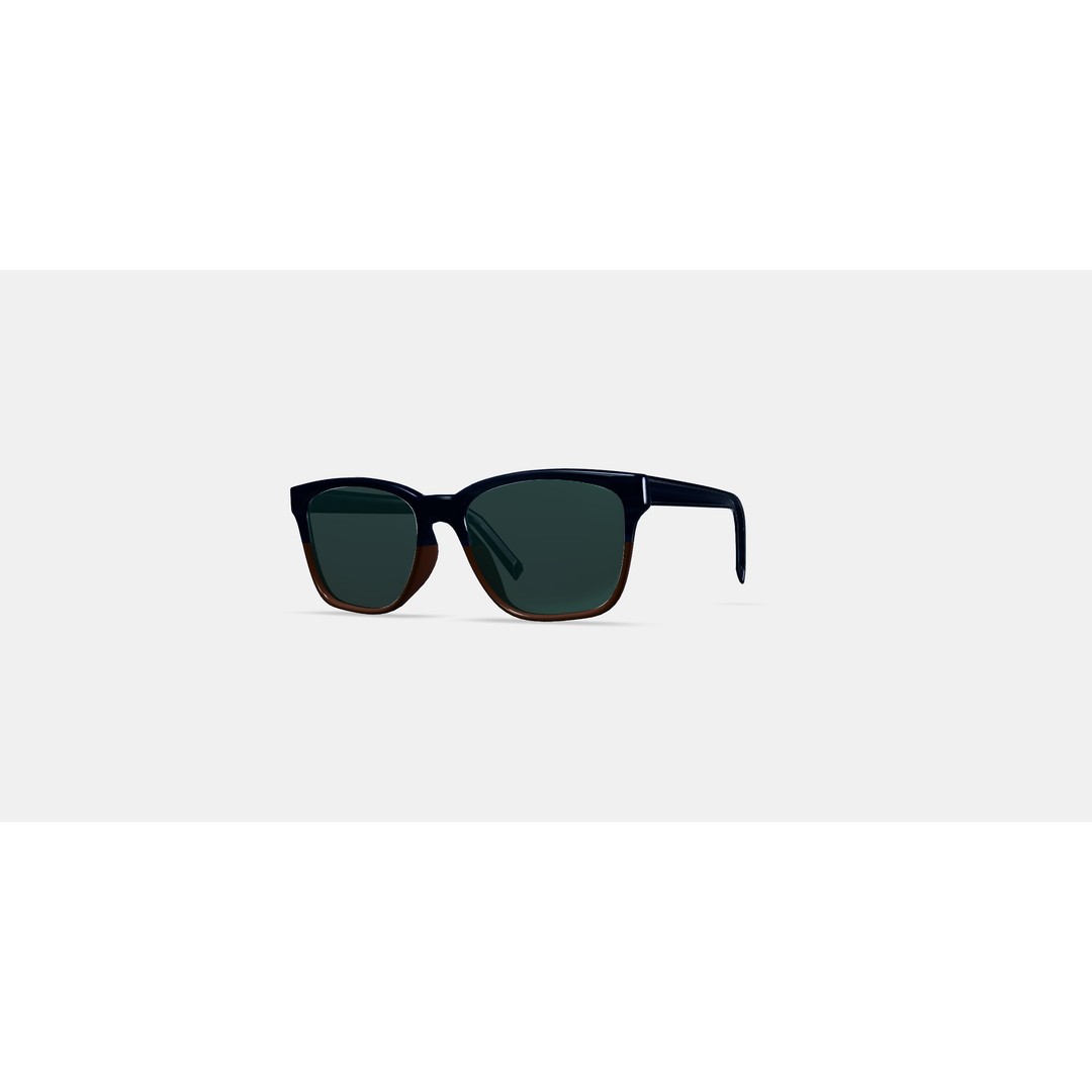 Barkley Low Bridge Fit Sunglasses 3D Model – PBR Game Asset, FBX, OBJ - View 13