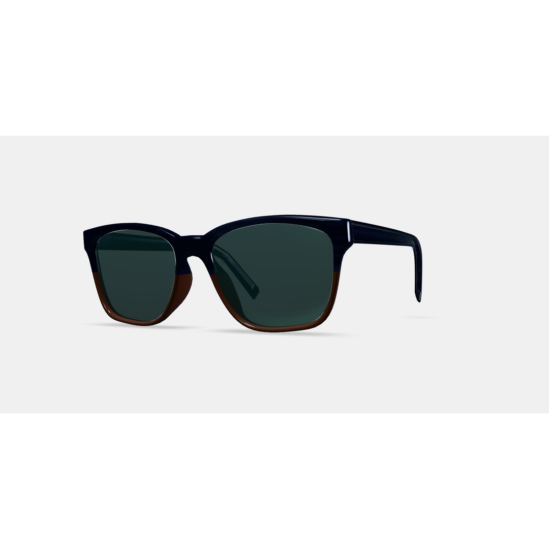 Barkley Low Bridge Fit Sunglasses 3D Model – PBR Game Asset, FBX, OBJ - View 14