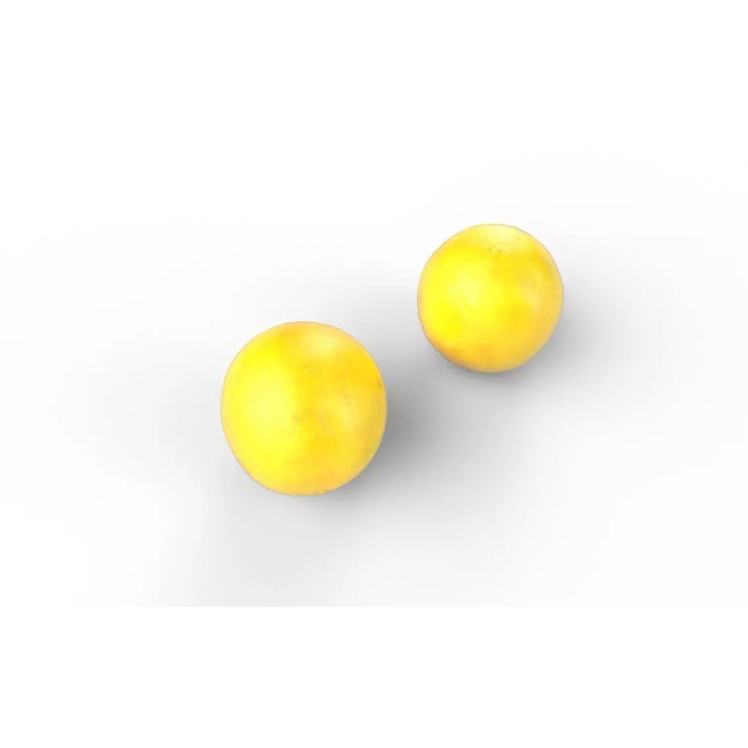 Lemon 3D Model – Low Poly Game Asset, FBX, PBR Textures - View 6