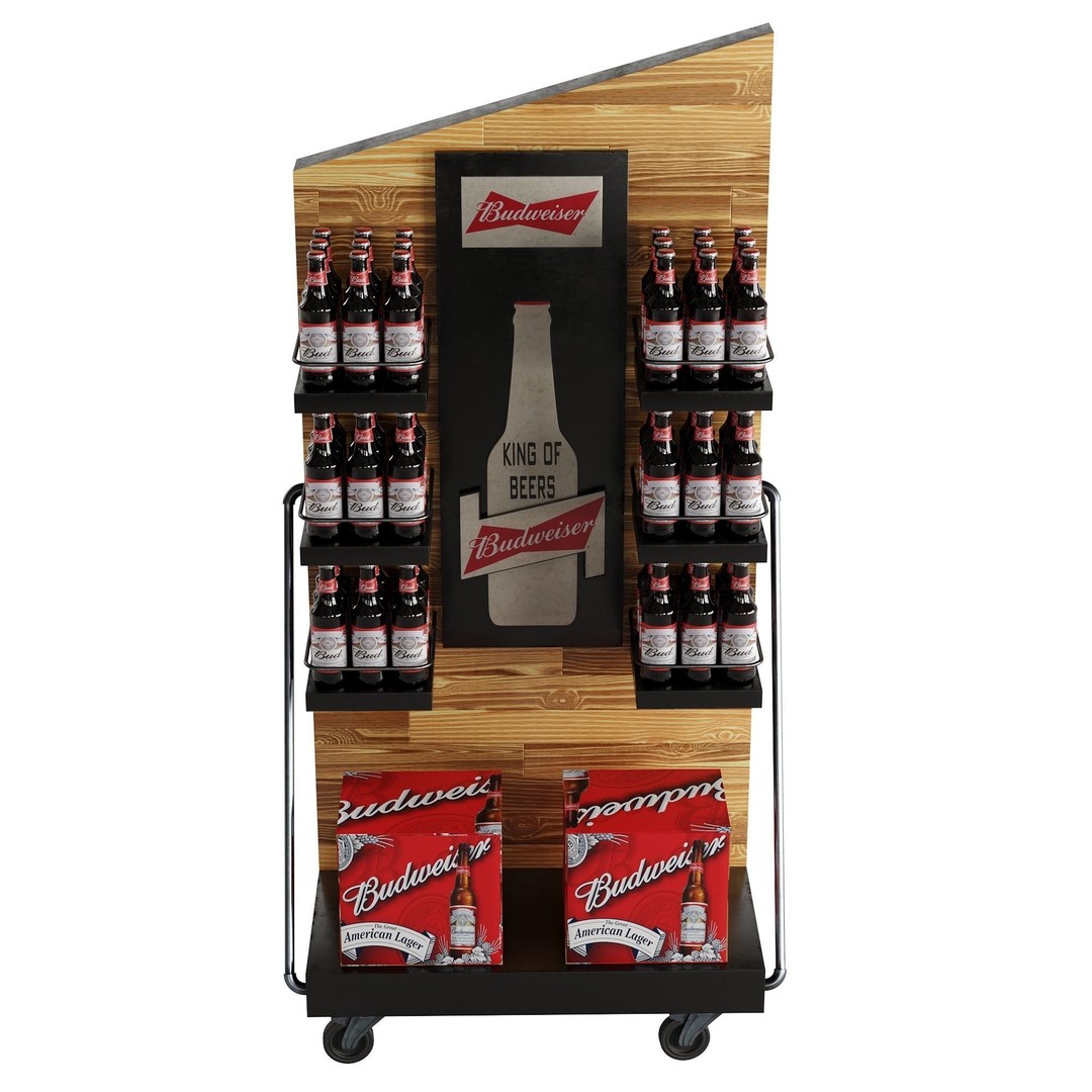 Beer Stand 3D Model – High Poly PBR Asset, FBX, OBJ, Game-Ready - View 17