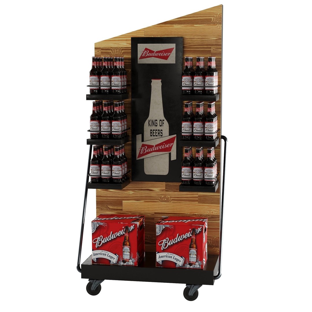 Beer Stand 3D Model – High Poly PBR Asset, FBX, OBJ, Game-Ready - View 18