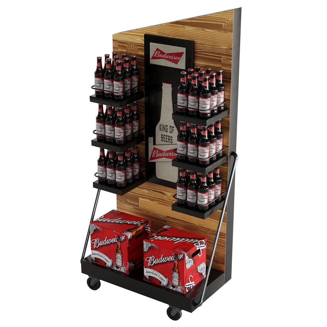 Beer Stand 3D Model – High Poly PBR Asset, FBX, OBJ, Game-Ready - View 20