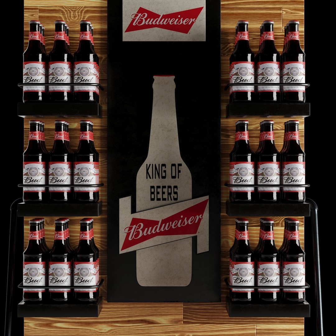 Beer Stand 3D Model – High Poly PBR Asset, FBX, OBJ, Game-Ready - View 30
