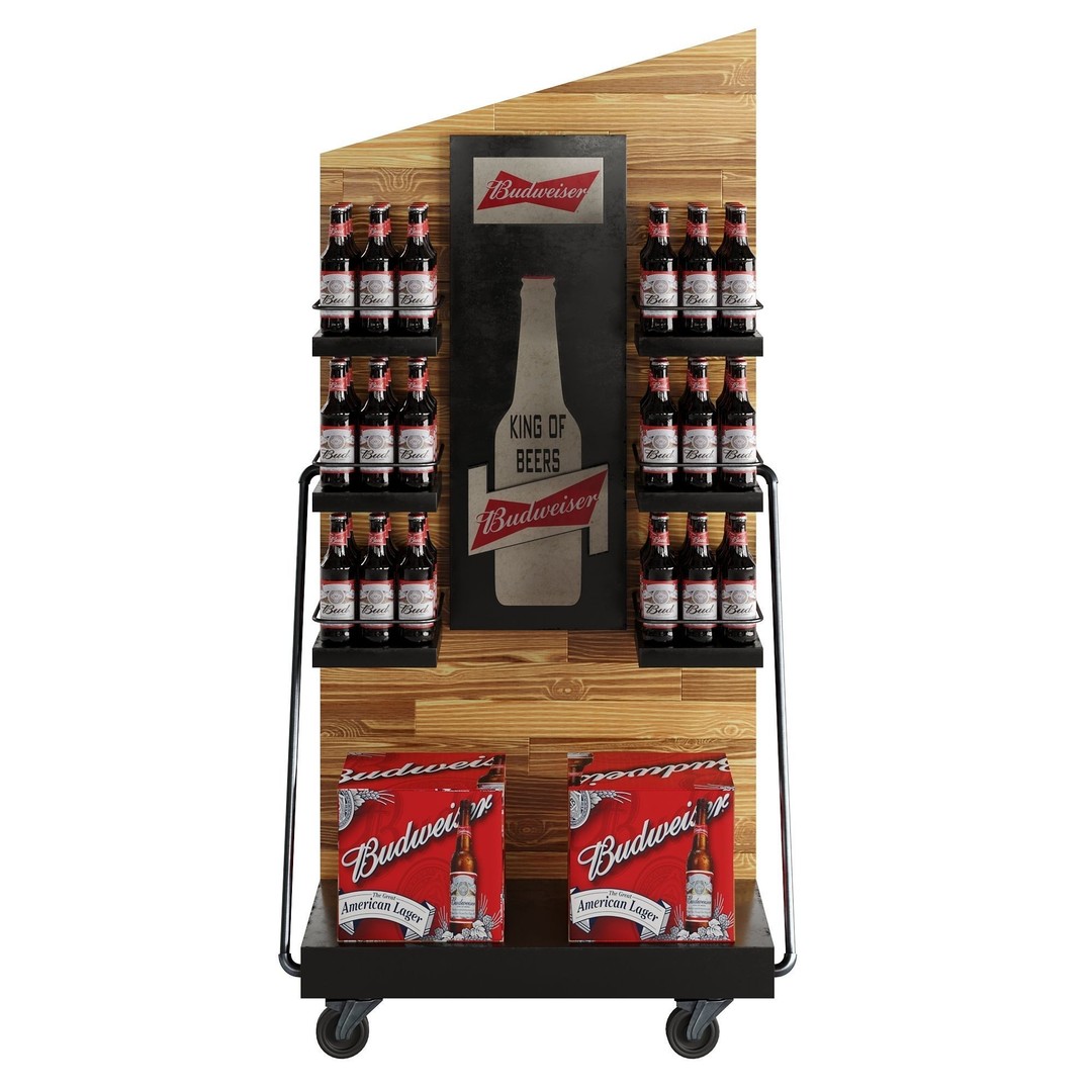 Beer Stand 3D Model – High Poly PBR Asset, FBX, OBJ, Game-Ready - View 6