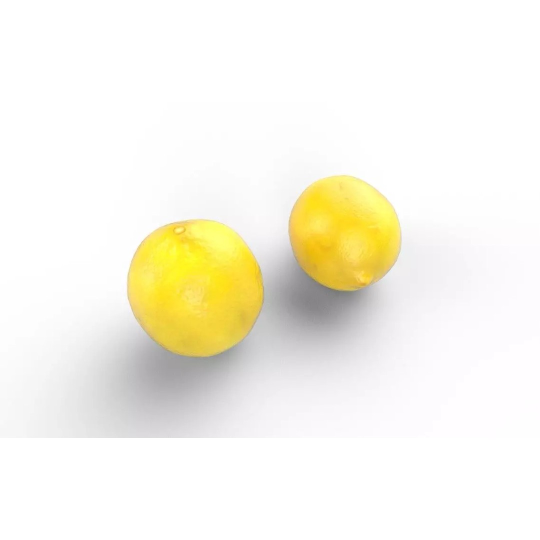 Lemon M07 3D Model – Low Poly Game Asset, FBX, PBR Textures - View 2