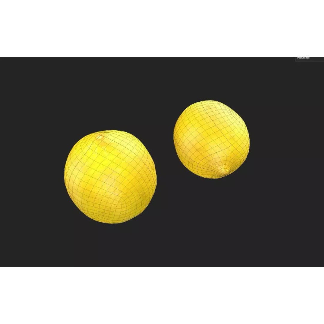 Lemon M07 3D Model – Low Poly Game Asset, FBX, PBR Textures - View 3