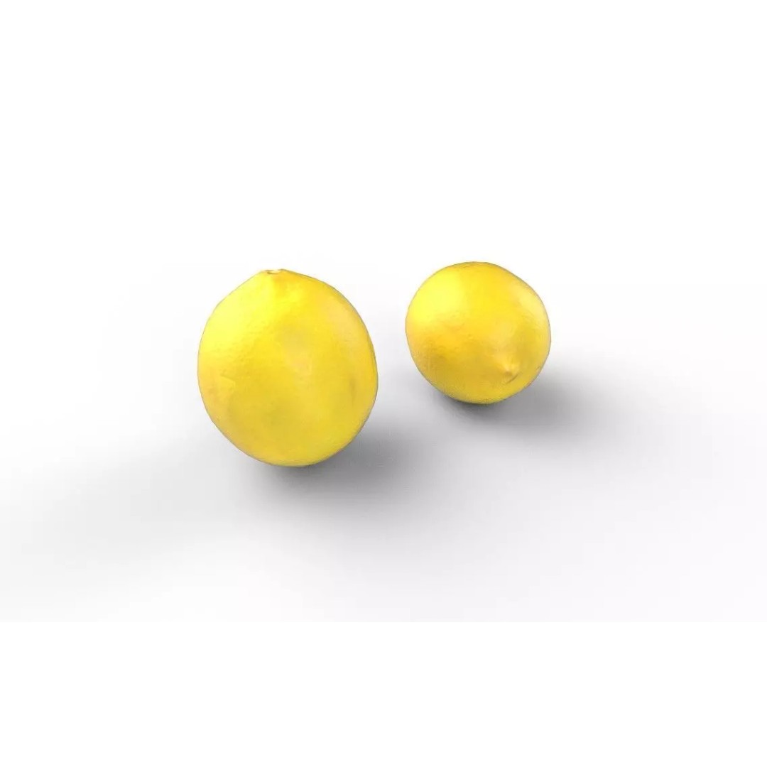 Lemon M07 3D Model – Low Poly Game Asset, FBX, PBR Textures - View 6