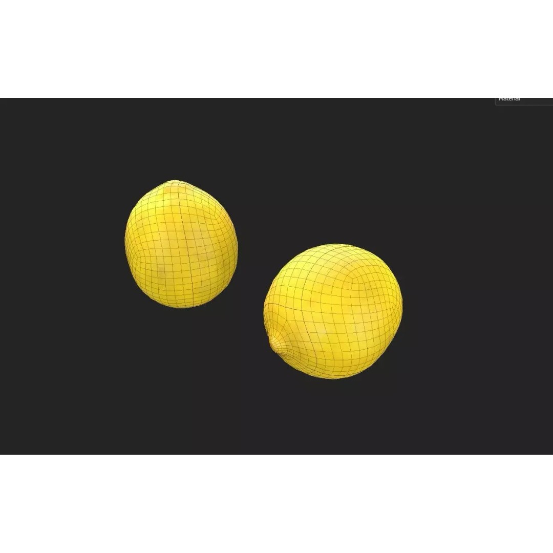 Lemon M07 3D Model – Low Poly Game Asset, FBX, PBR Textures - View 8