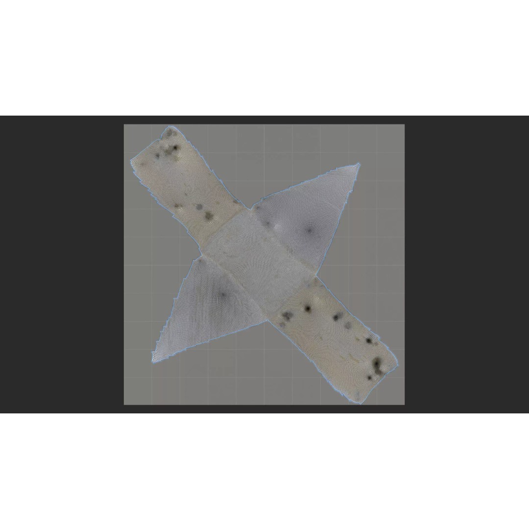 Pepper Camembert Cheese Wedge 3D Model – Low Poly Photogrammetry Asset, FBX