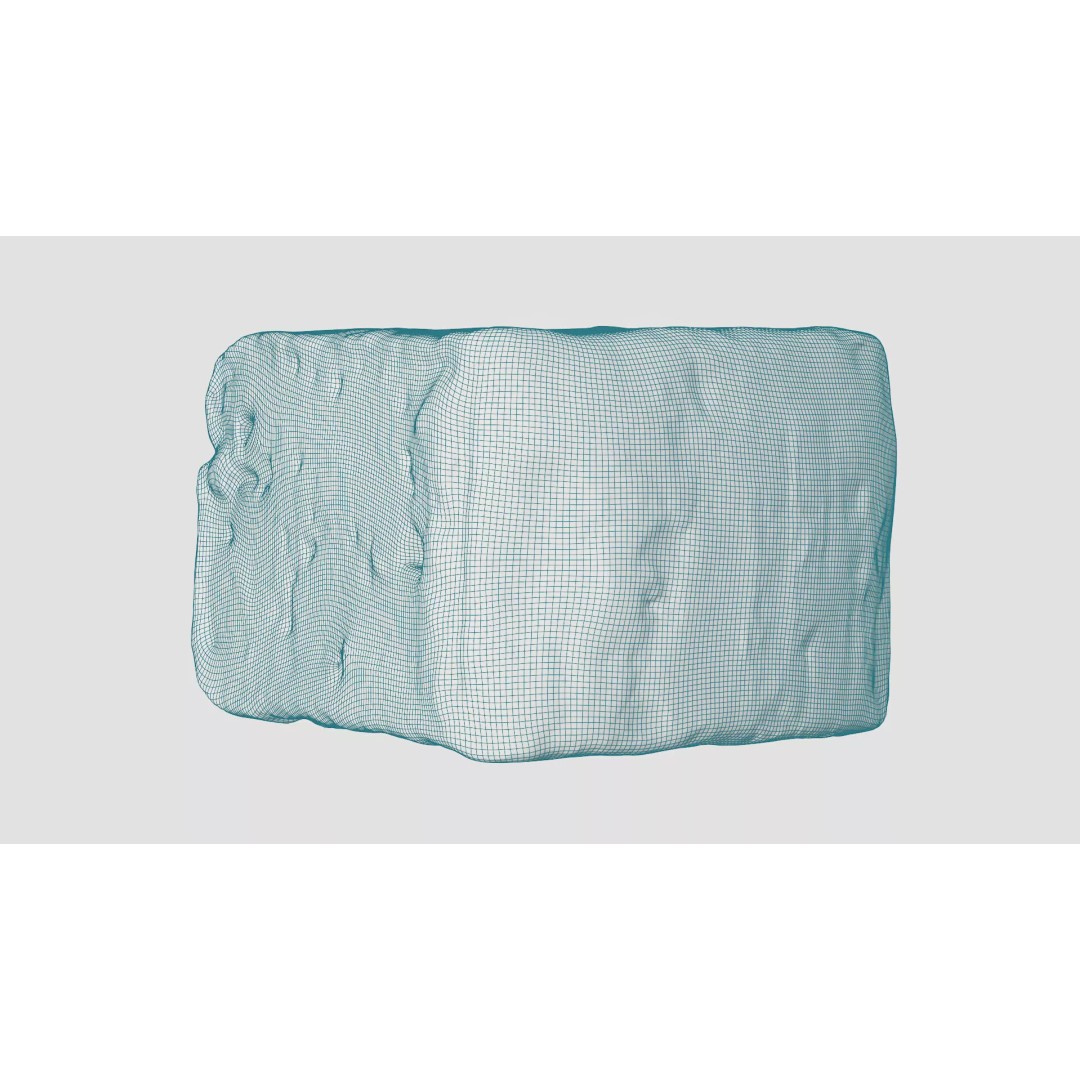 Pepper Camembert Cheese Wedge 3D Model – Low Poly Photogrammetry Asset, FBX - View 13