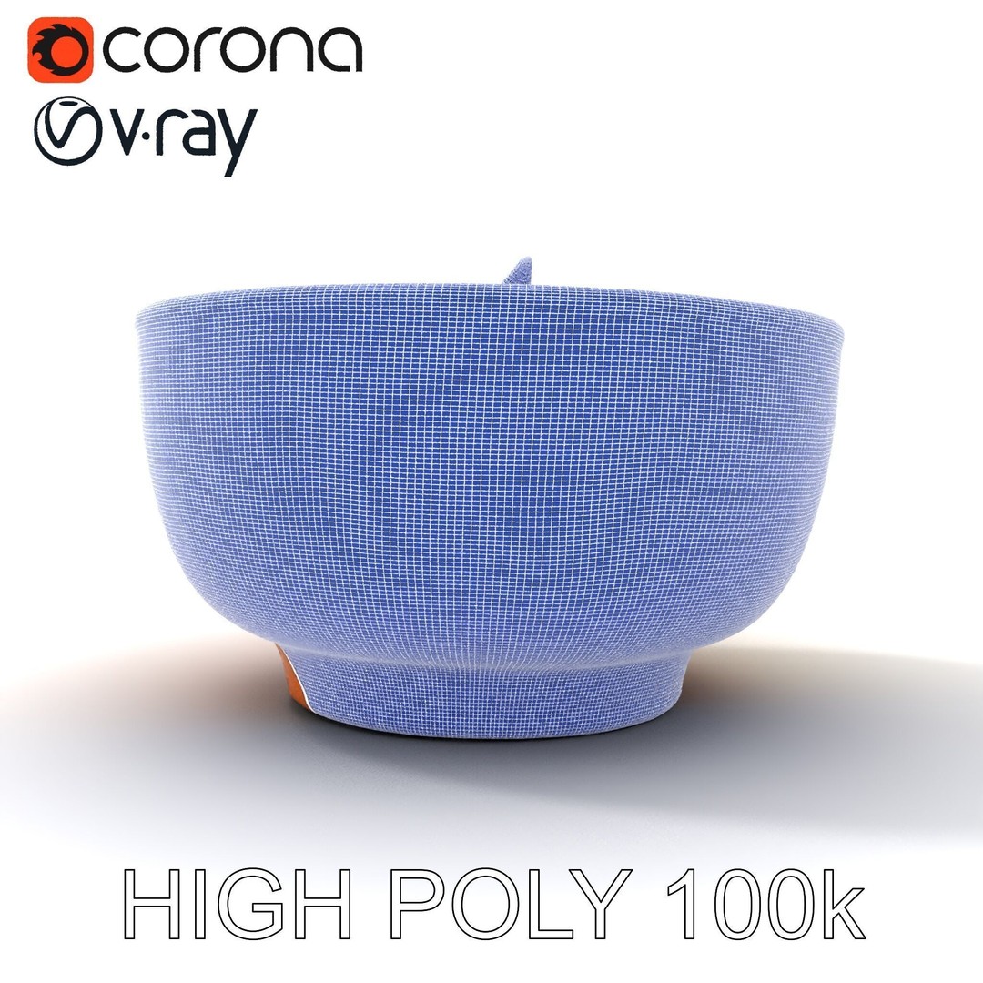 Pumpkin Soup Bowl 3D Model – Low Poly PBR Asset for Culinary Use - View 26