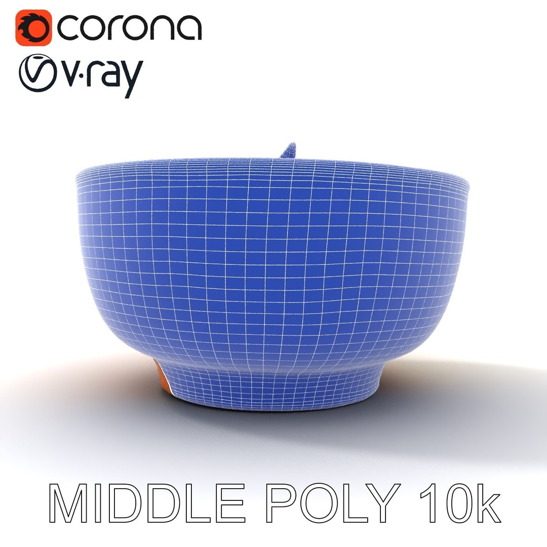 Pumpkin Soup Bowl 3D Model – Low Poly PBR Asset for Culinary Use - View 28