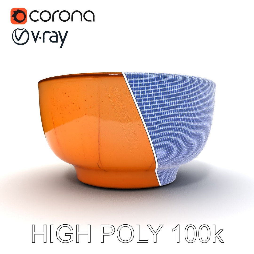 Pumpkin Soup Bowl 3D Model – Low Poly PBR Asset for Culinary Use - View 30