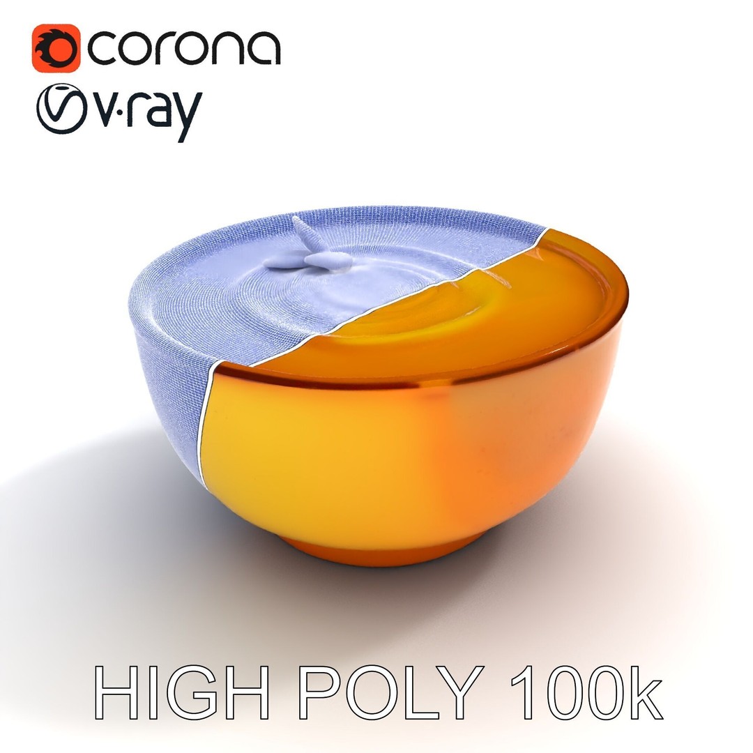 Pumpkin Soup Bowl 3D Model – Low Poly PBR Asset for Culinary Use - View 32