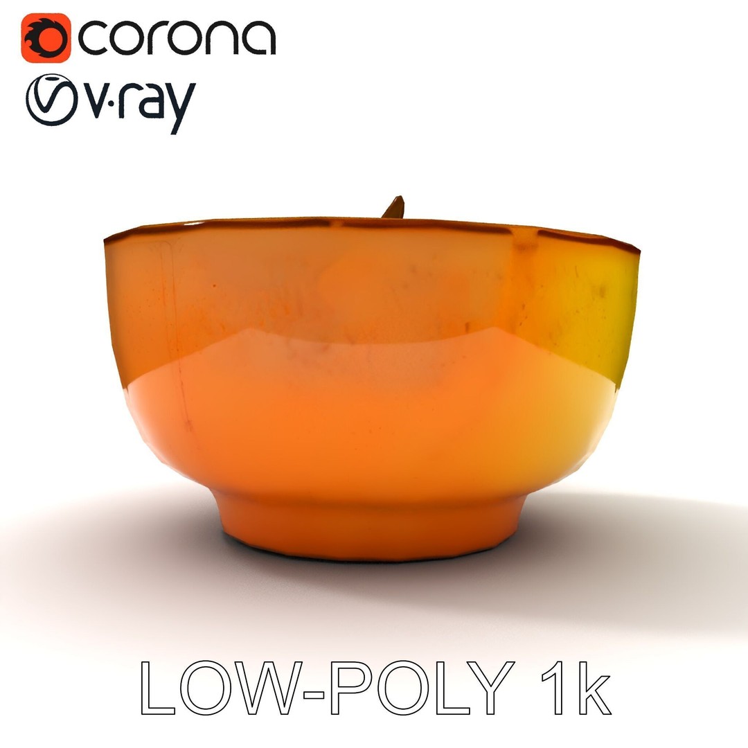 Pumpkin Soup Bowl 3D Model – Low Poly PBR Asset for Culinary Use - View 33