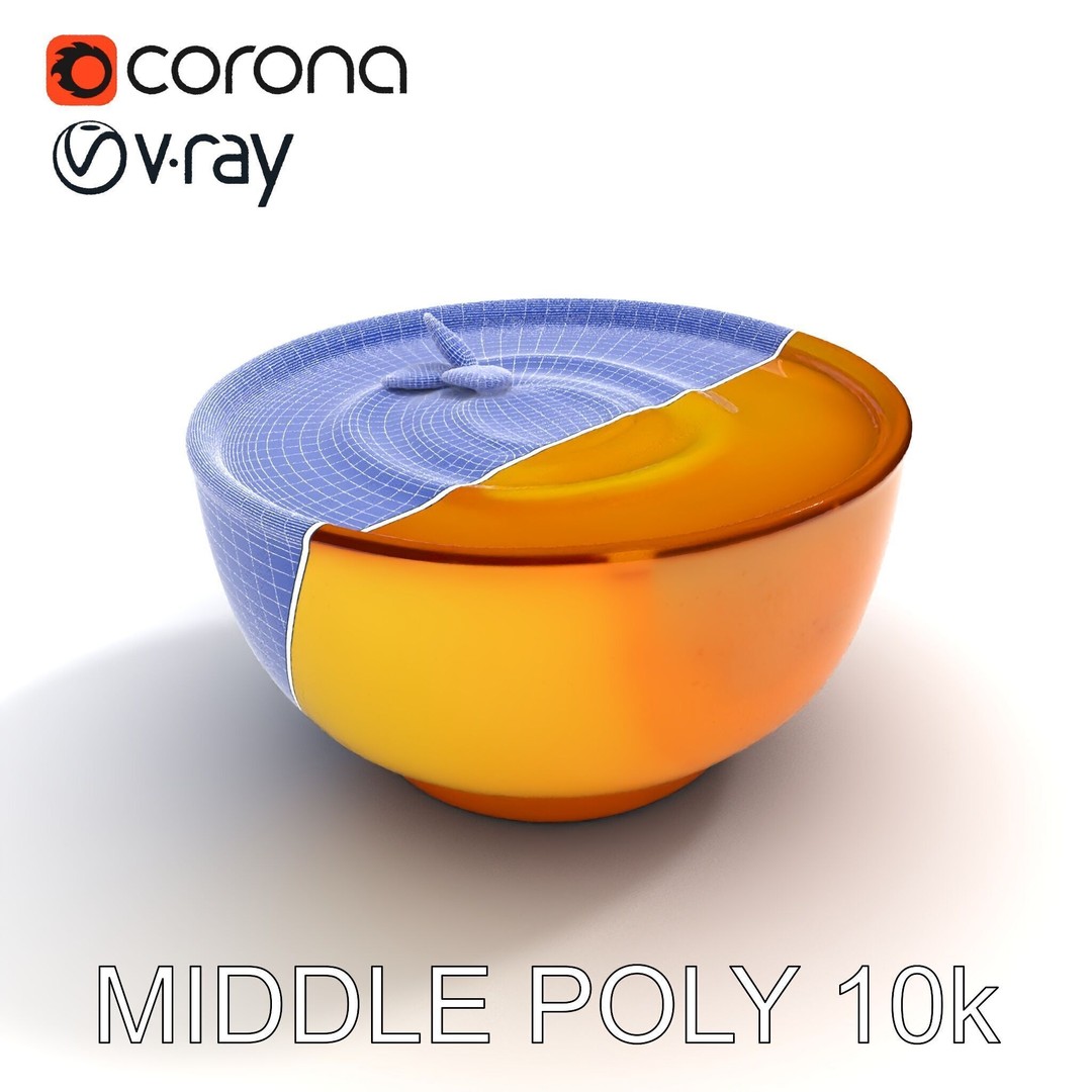 Pumpkin Soup Bowl 3D Model – Low Poly PBR Asset for Culinary Use - View 37