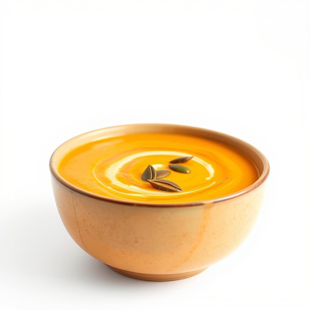 Pumpkin Soup Bowl 3D Model – Low Poly PBR Asset for Culinary Use - View 5