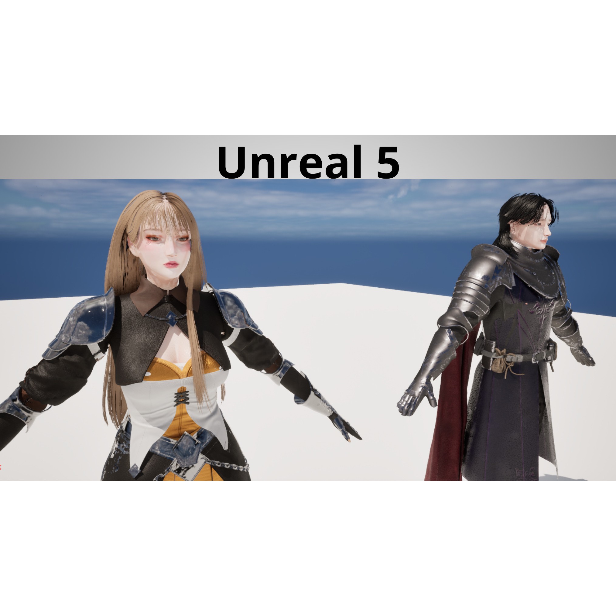 Medieval Modular Character Set - Low-Poly Game-Ready 3D Model - View 13