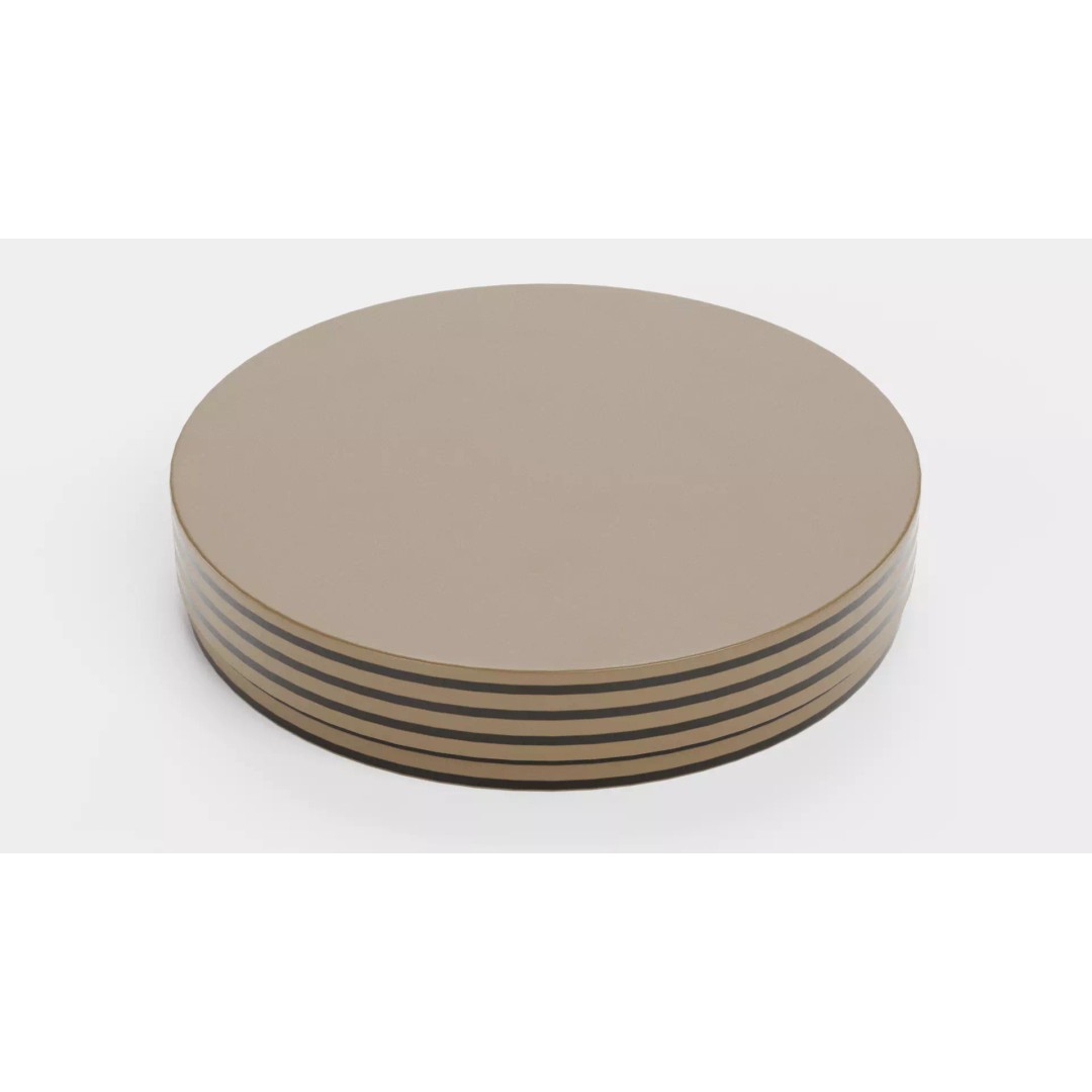 Round Luxury Chocolate Box 3D Model – PBR Textures, Blender Ready - View 6
