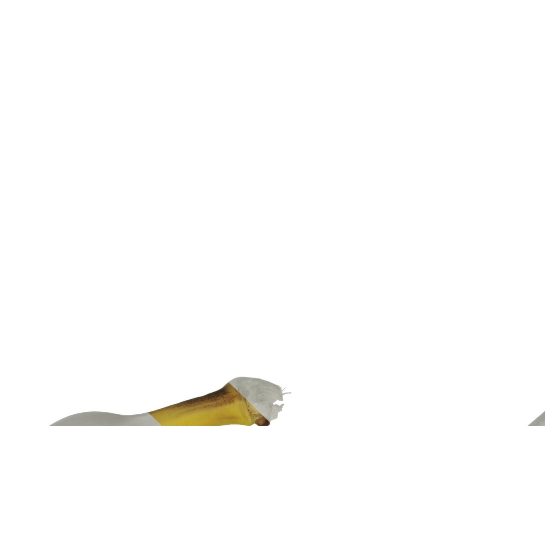 Banana 3D Model – Low Poly Texture with PBR Maps - View 4