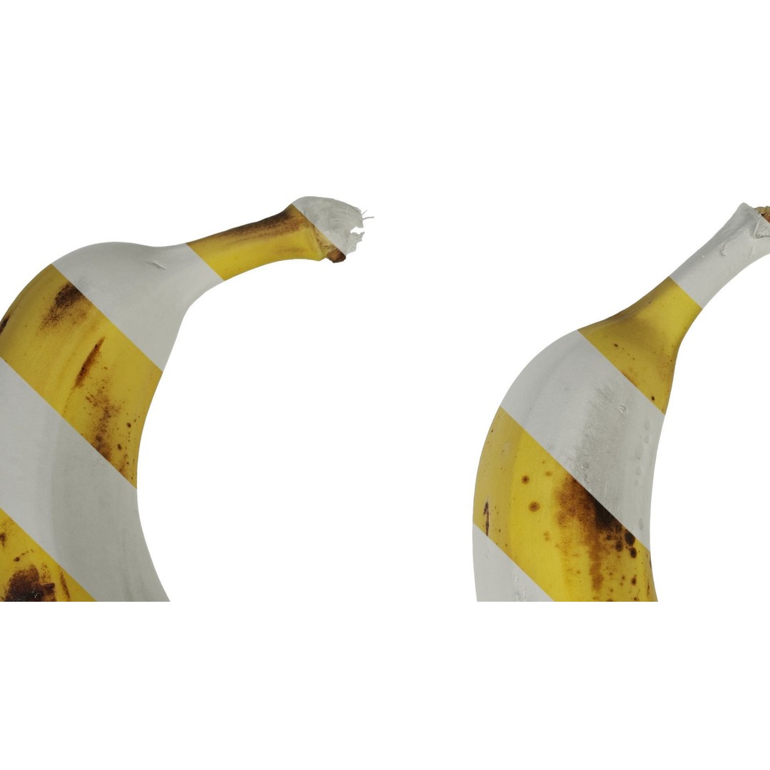 Banana 3D Model – Low Poly Texture with PBR Maps - View 6