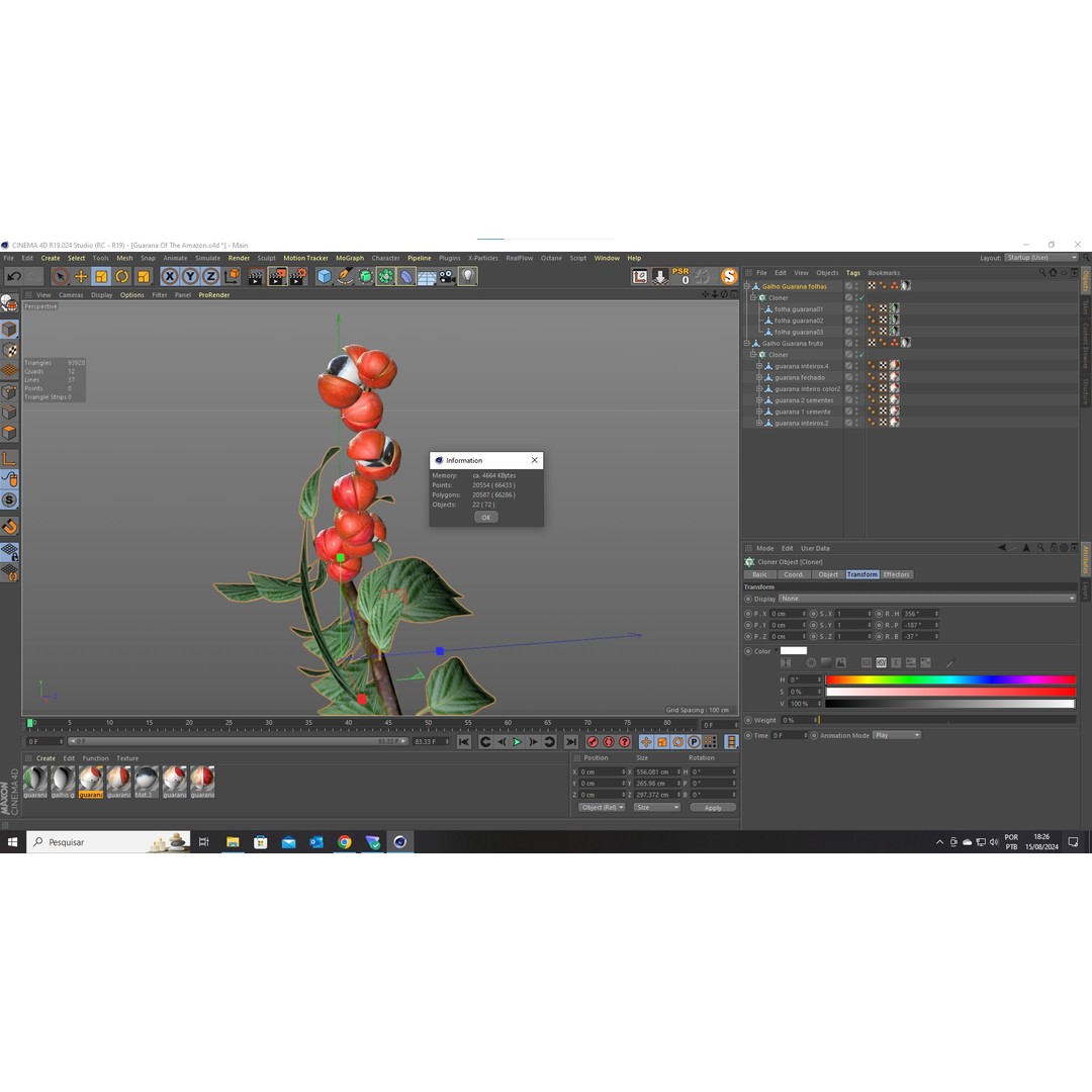 Guarana Of The Amazon 3D Model – Realistic PBR Fruit Asset, FBX - View 14
