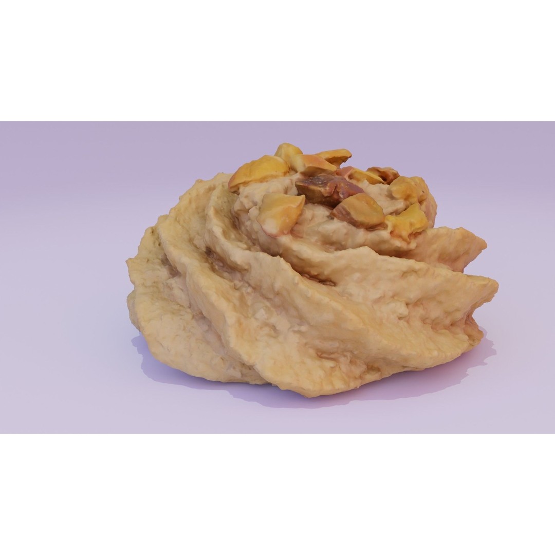 Pastry 3D Model – High Poly Photorealistic Bakery Asset, FBX, PBR - View 17