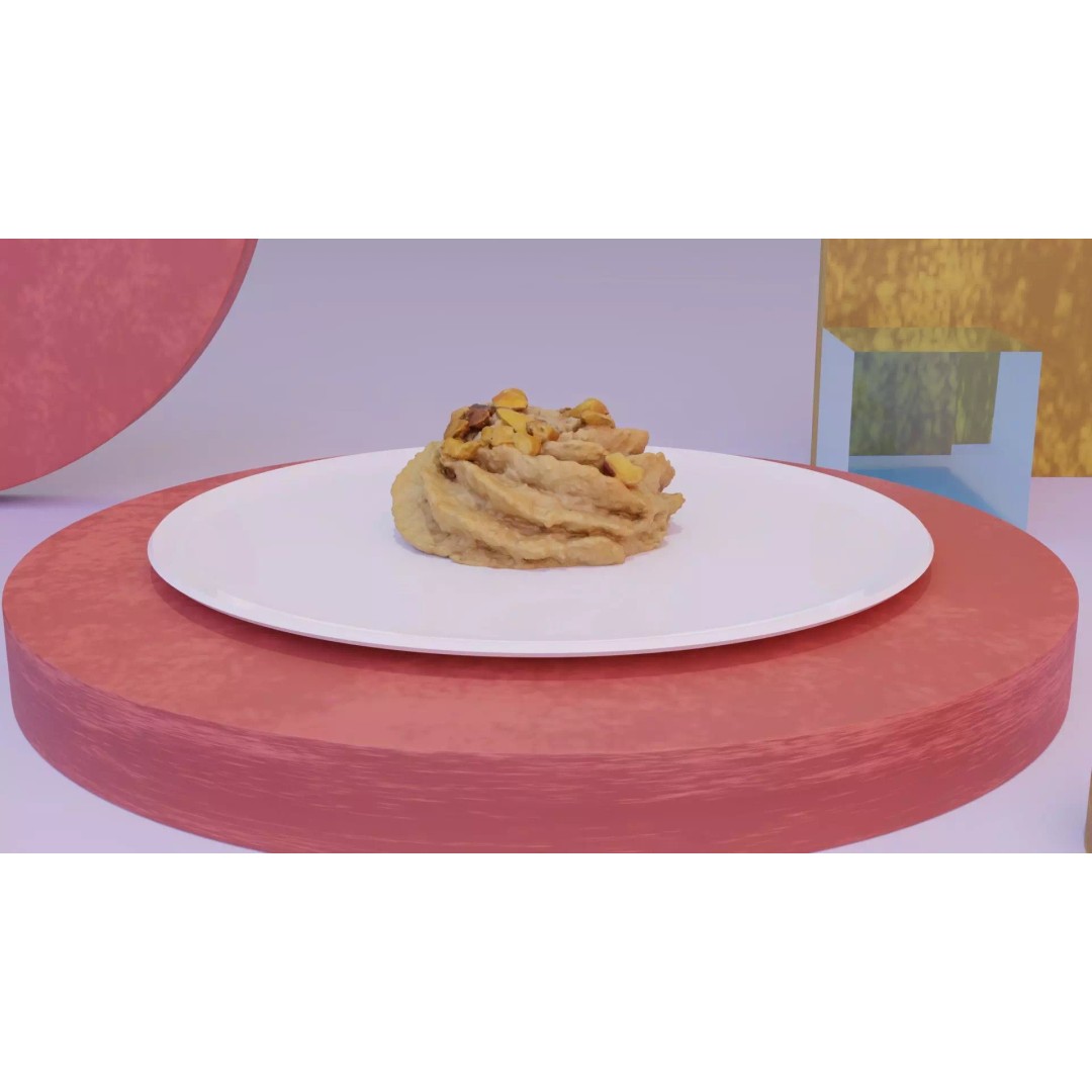 Pastry 3D Model – High Poly Photorealistic Bakery Asset, FBX, PBR - View 2