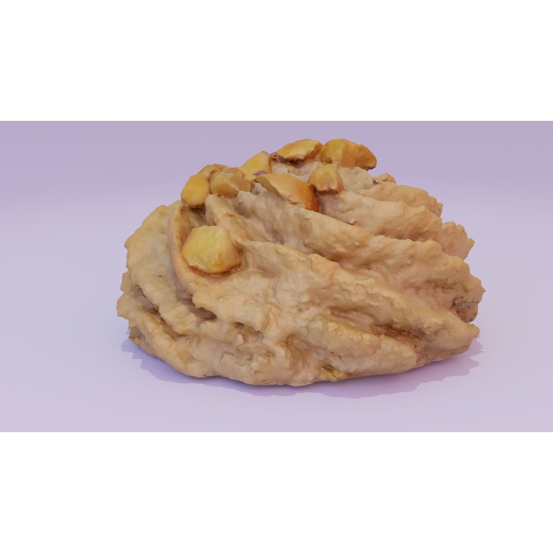 Pastry 3D Model – High Poly Photorealistic Bakery Asset, FBX, PBR - View 22