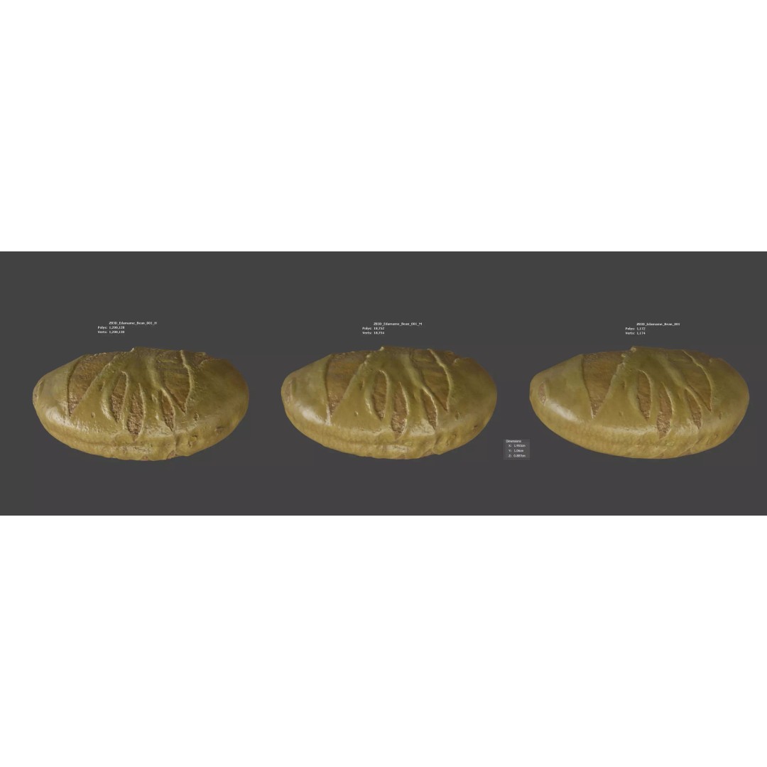 Edamame Bean 3D Model – Photorealistic Vegetable Asset, FBX - View 7