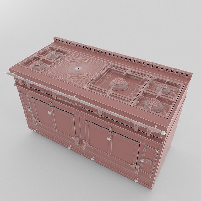 La Cornue Chateau 150 3D Model – High Poly Kitchen Range, FBX, OBJ
