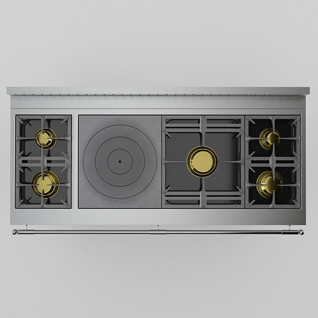 La Cornue Chateau 150 3D Model – High Poly Kitchen Range, FBX, OBJ - View 5
