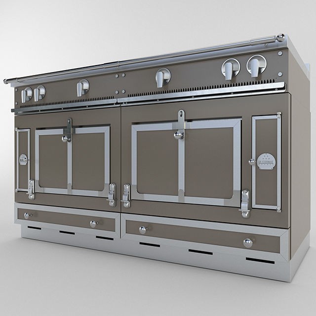 La Cornue Chateau 150 3D Model – High Poly Kitchen Range, FBX, OBJ - View 6