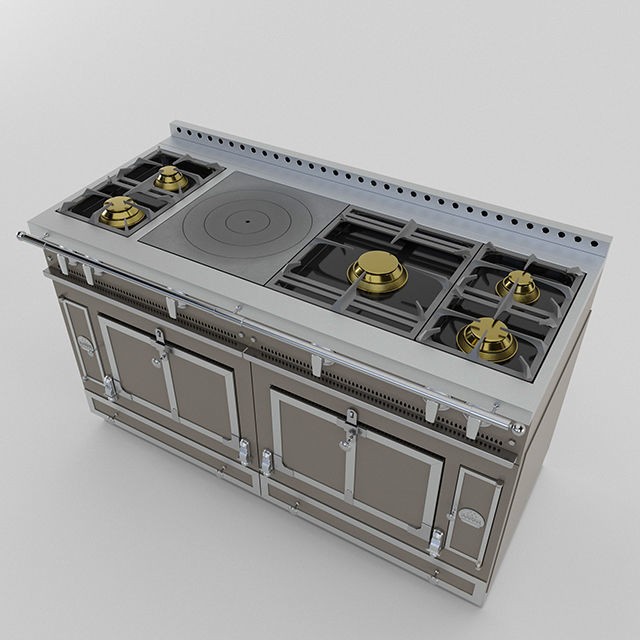 La Cornue Chateau 150 3D Model – High Poly Kitchen Range, FBX, OBJ - View 7