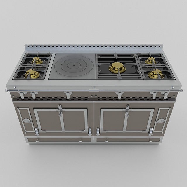 La Cornue Chateau 150 3D Model – High Poly Kitchen Range, FBX, OBJ - View 9
