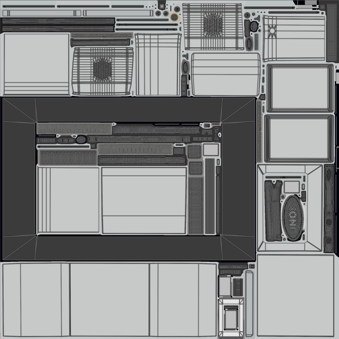 Unox XF 023 Anna Convection Oven 3D Model – PBR Textured FBX, OBJ, Blender - View 10