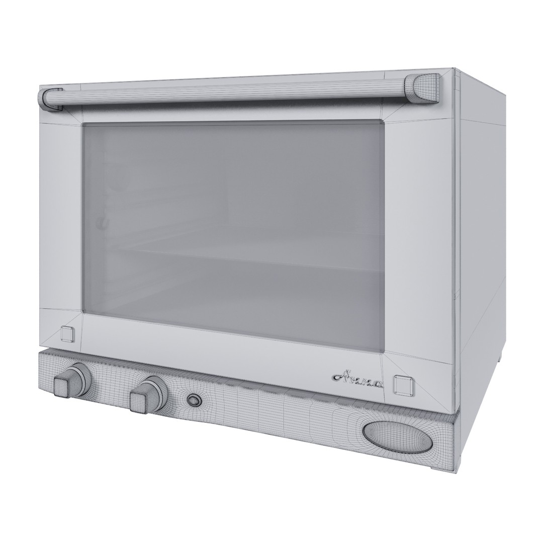 Unox XF 023 Anna Convection Oven 3D Model – PBR Textured FBX, OBJ, Blender - View 6