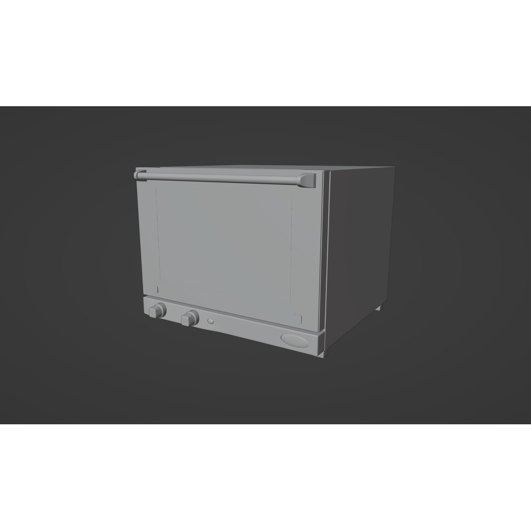 Unox XF 023 Anna Convection Oven 3D Model – PBR Textured FBX, OBJ, Blender - View 7