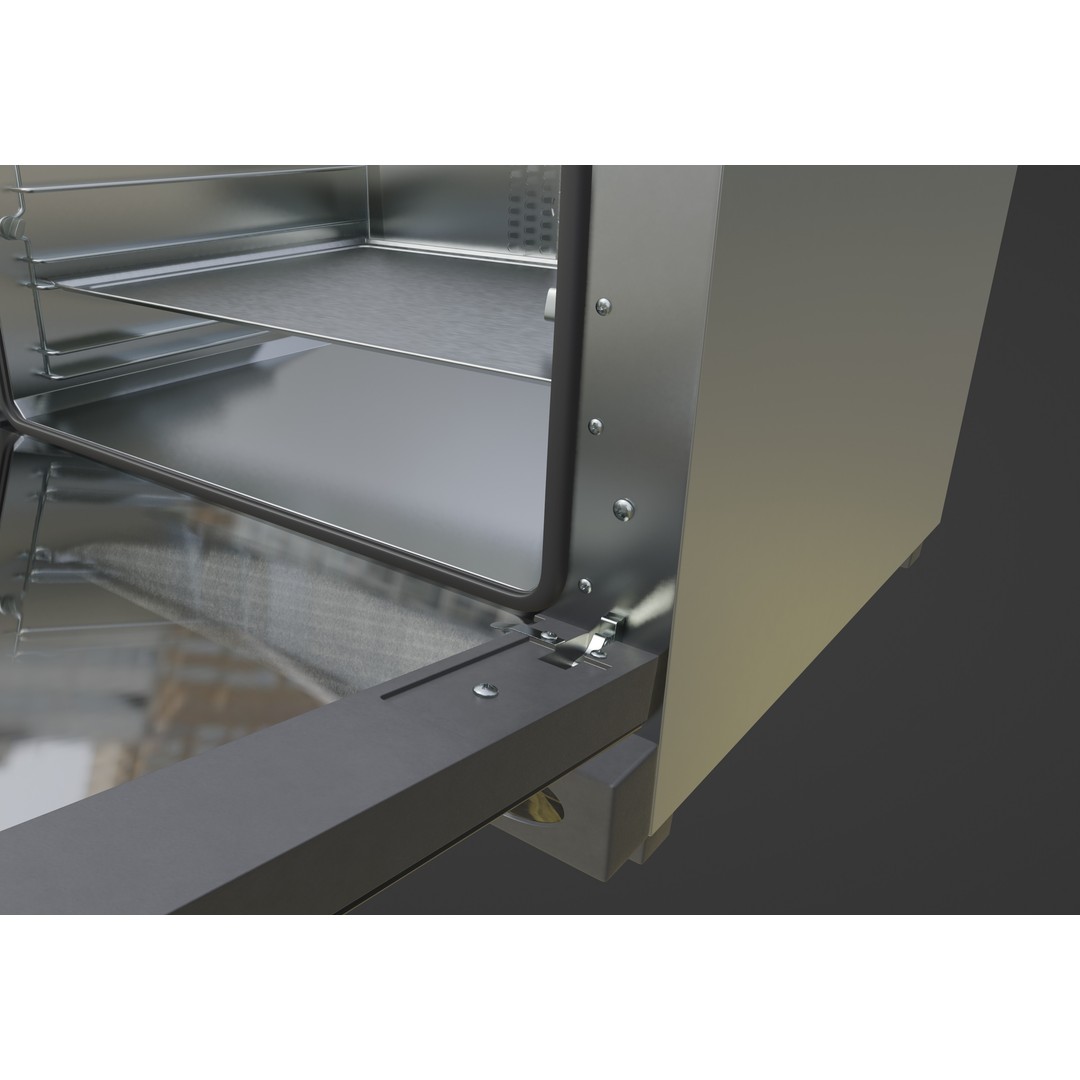 Unox XF 023 Anna Convection Oven 3D Model – PBR Textured FBX, OBJ, Blender - View 9