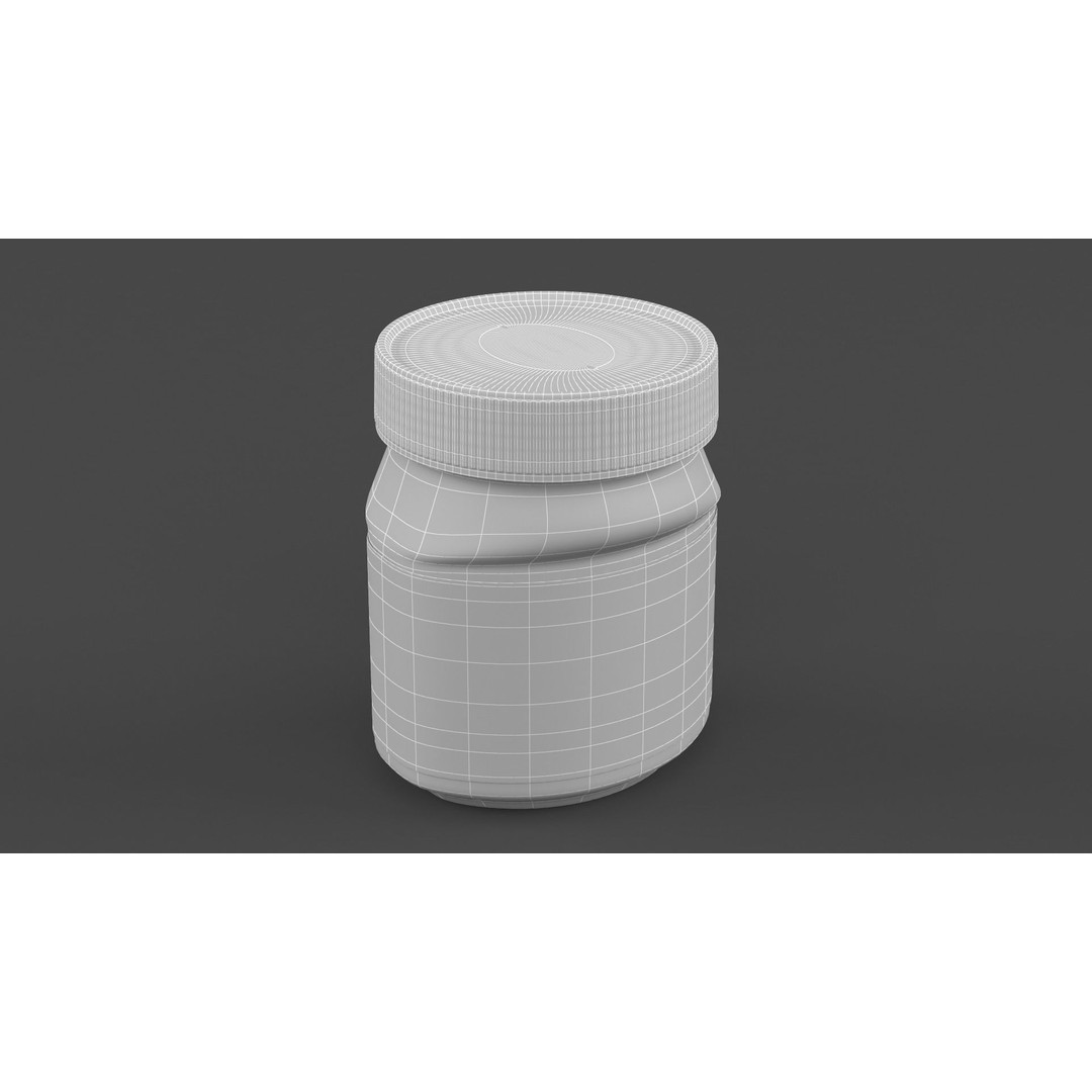 Nutella Hazelnut Spread 3D Model – High Poly PBR Asset, FBX