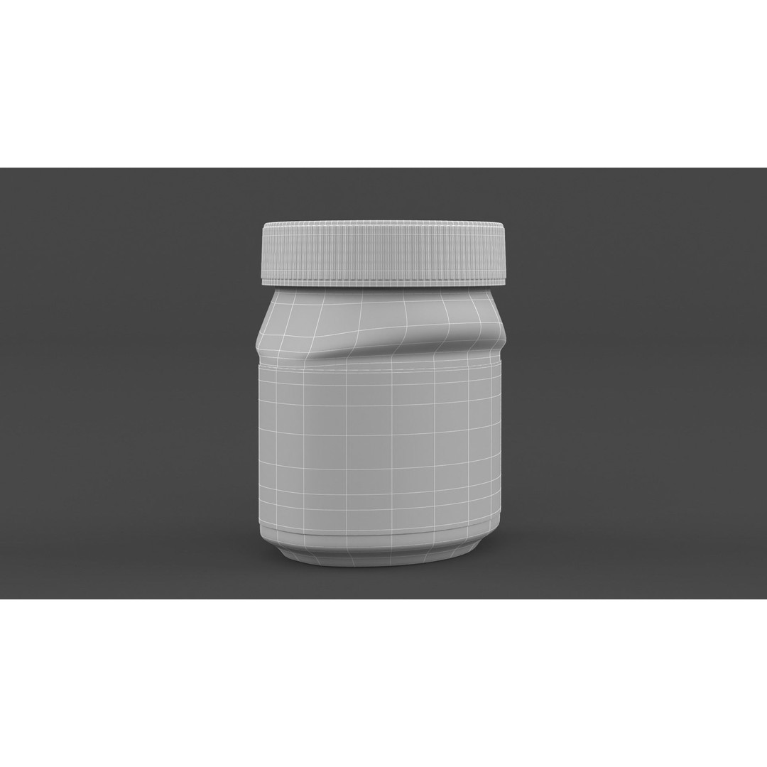 Nutella Hazelnut Spread 3D Model – High Poly PBR Asset, FBX - View 10