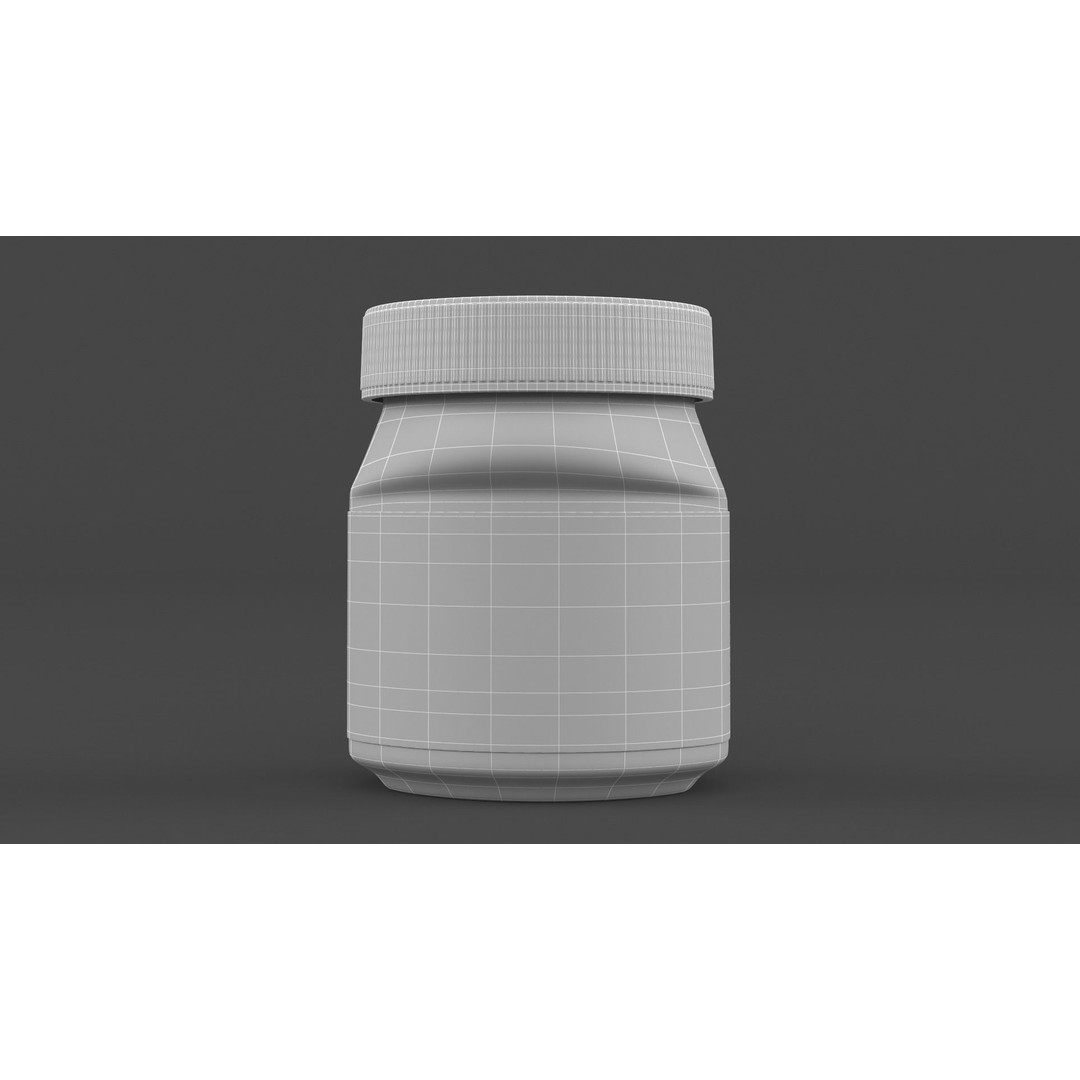 Nutella Hazelnut Spread 3D Model – High Poly PBR Asset, FBX - View 9