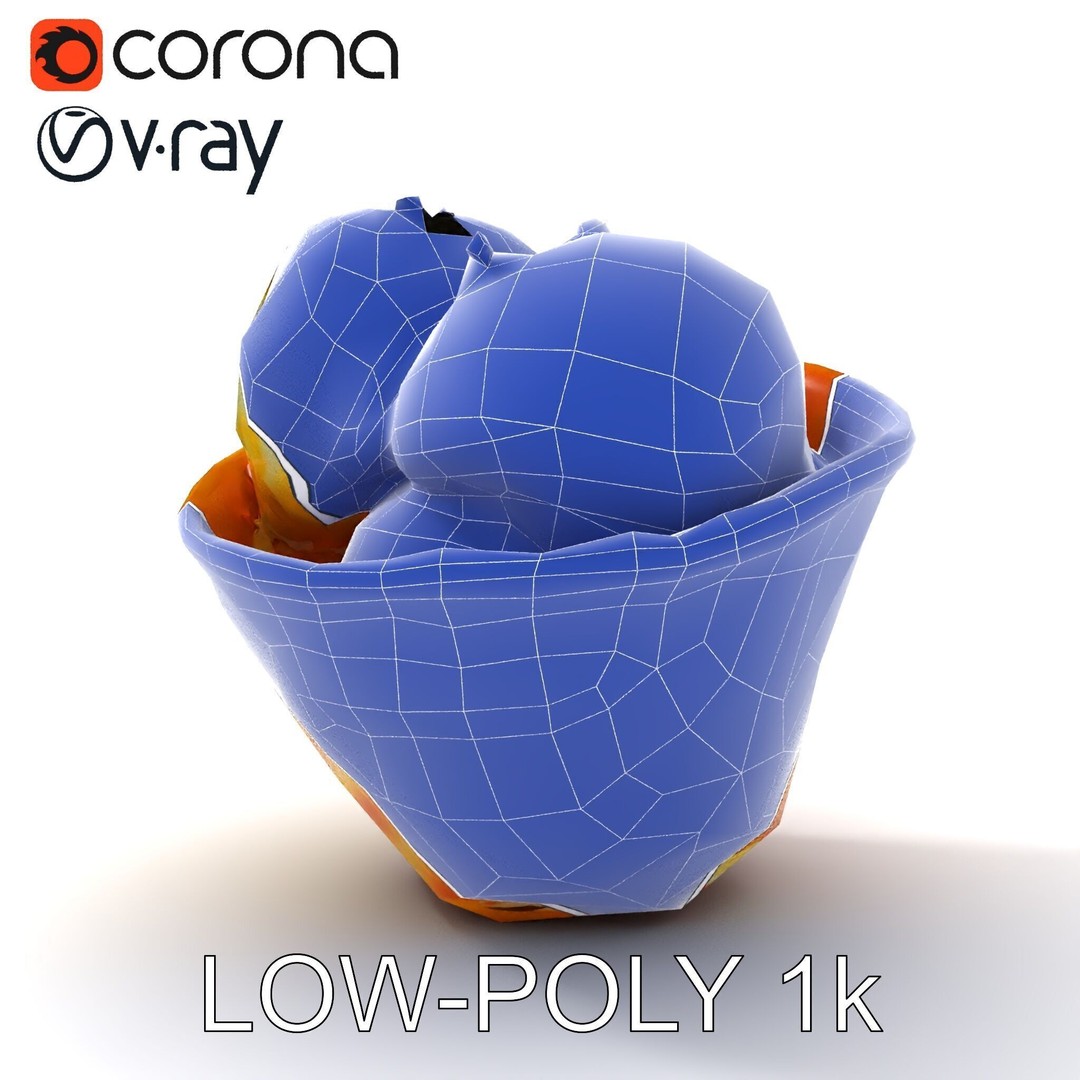 Ice Cream Waffle Cone 3D Model – Low Poly PBR Asset for Games - View 14