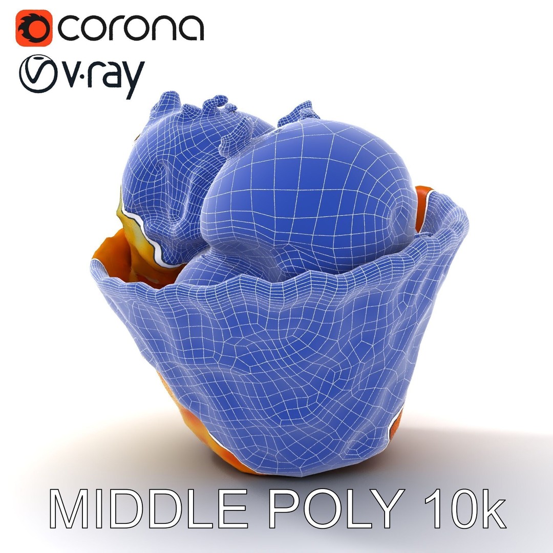 Ice Cream Waffle Cone 3D Model – Low Poly PBR Asset for Games - View 29