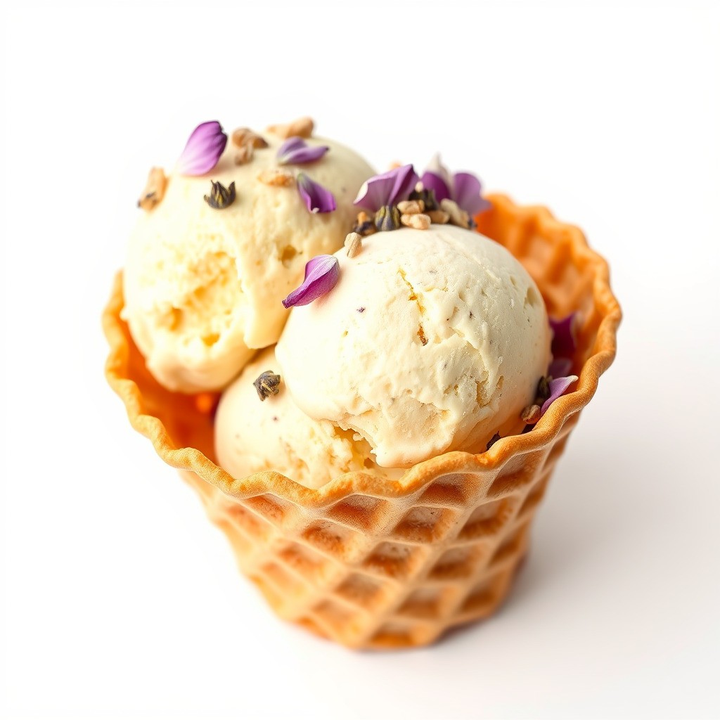 Ice Cream Waffle Cone 3D Model – Low Poly PBR Asset for Games - View 5